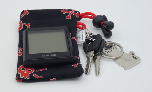 E-Bike-Hülle M Display Totenkopf Softshell DLX
