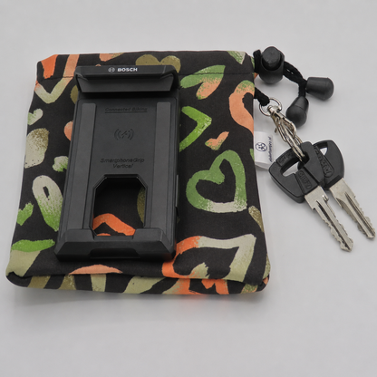 E-Bike-Hülle L Display Rot Fleece DLX