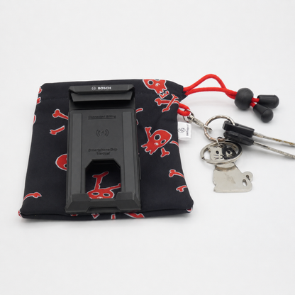E-Bike-Hülle L Display Rot Fleece DLX
