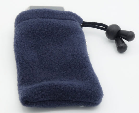E-Bike Display-Hülle M Dunkelblau Fleece DLX