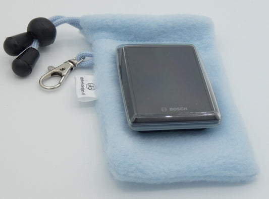 E-Bike Hülle S Display Hellblau Fleece DLX