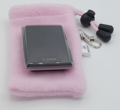 Ebike-Hülle S Display Hellrosa Fleece DLX