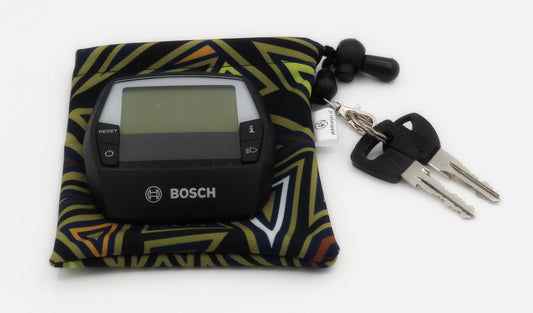 E-Bike-Hülle L Display Dreieck auf Grün Softshell DLX