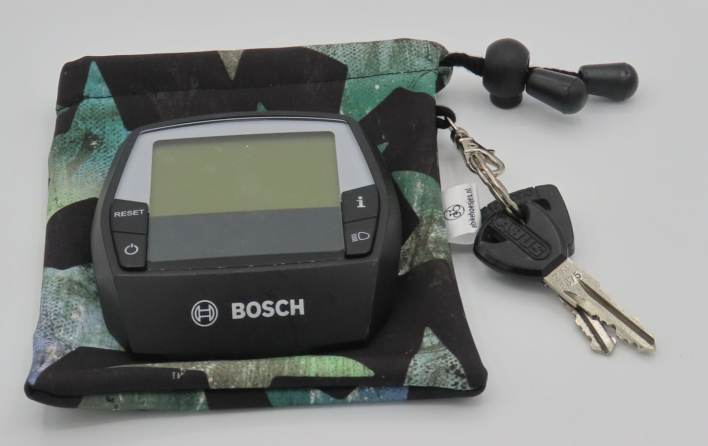E-Bike-Abdeckung L Display Stern auf Schwarz Softshell DLX