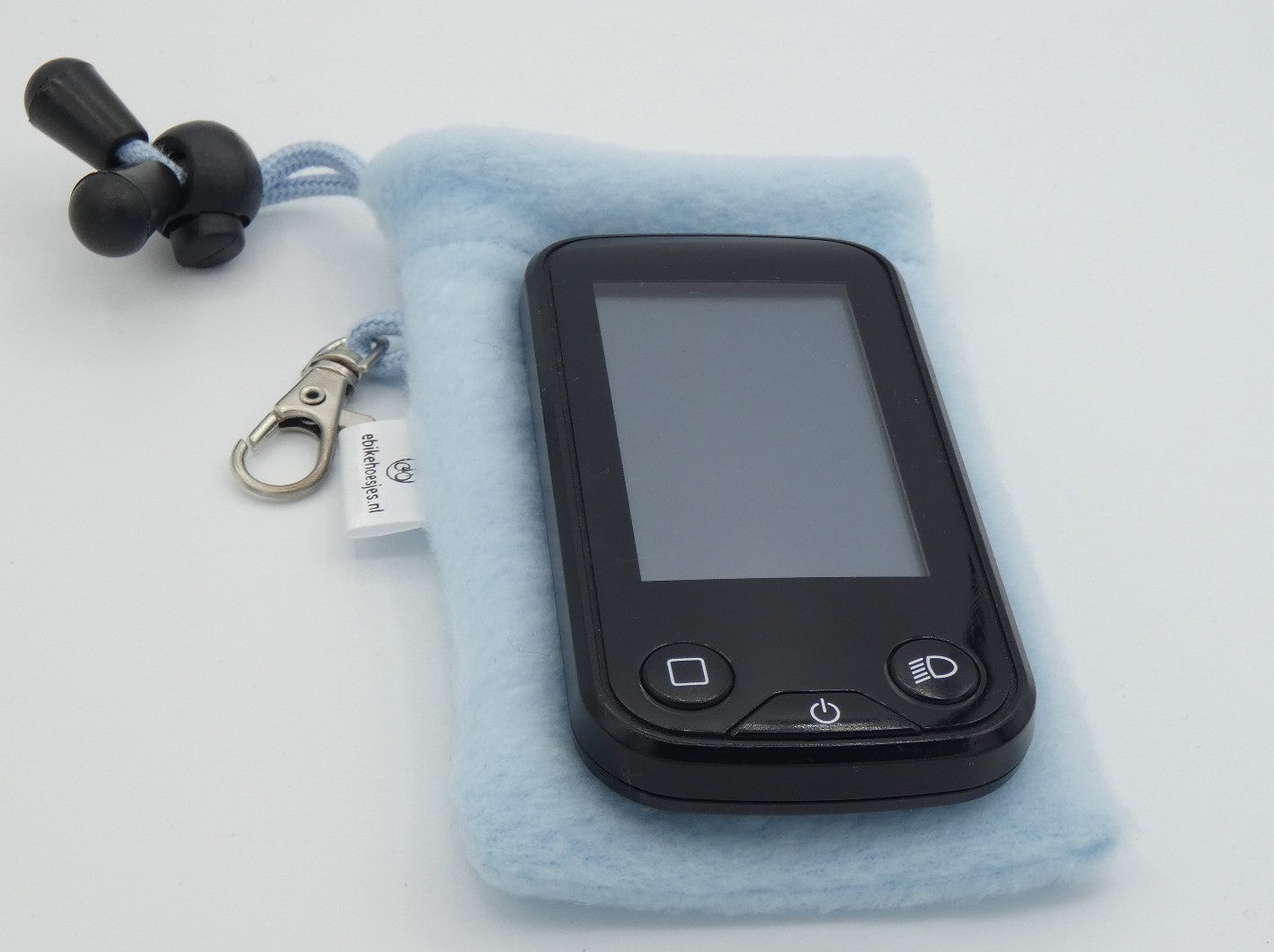 E-Bike Hülle S Display Hellblau Fleece DLX