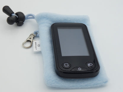 E-Bike Hülle S Display Hellblau Fleece DLX