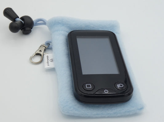 E-Bike Hülle S Display Hellblau Fleece DLX