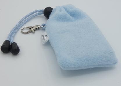 E-Bike Hülle für M-Display Hellblau Fleece DLX