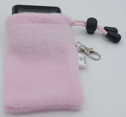 Ebike Hülle M Display Hellrosa Fleece DLX