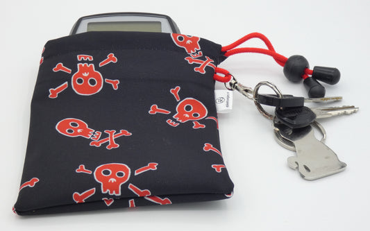 E-Bike-Hülle L Display Rot Fleece DLX