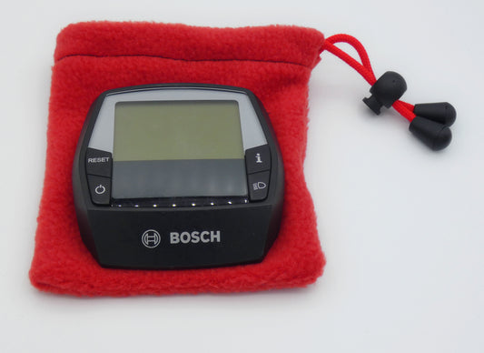 E-Bike-Hülle L Display Rot Fleece DLX