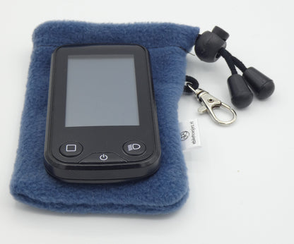 E-Bike Hülle S Display Dunkelblau Fleece DLX