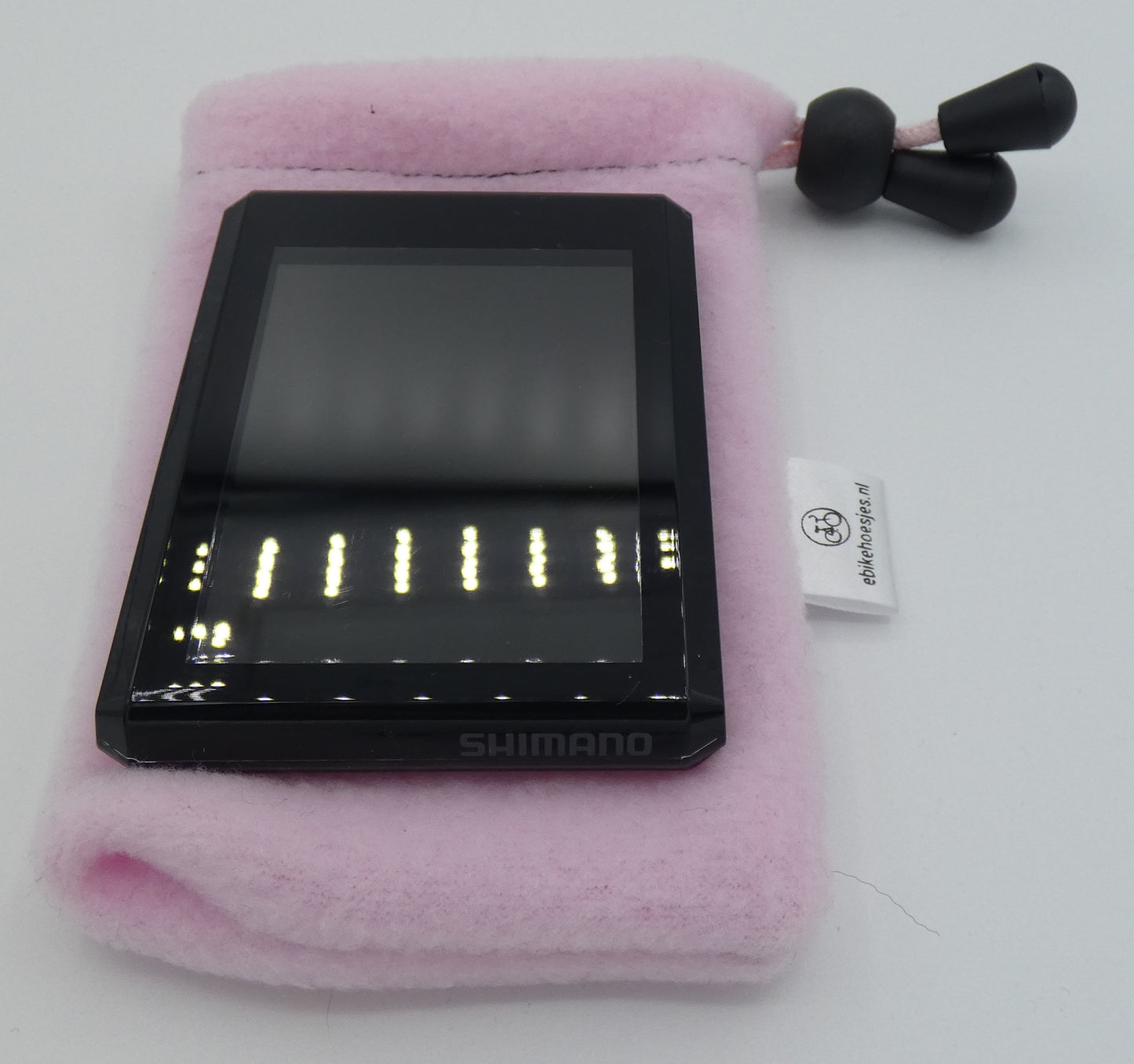 Ebike Hülle M Display Hellrosa Fleece DLX