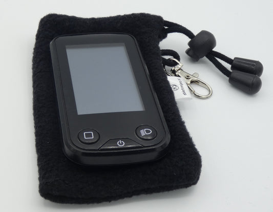 E-Bike-Hülle S-Display Schwarz Fleece DLX